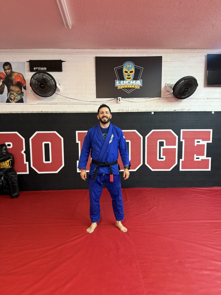 Coach Luis, black belt and head coach
